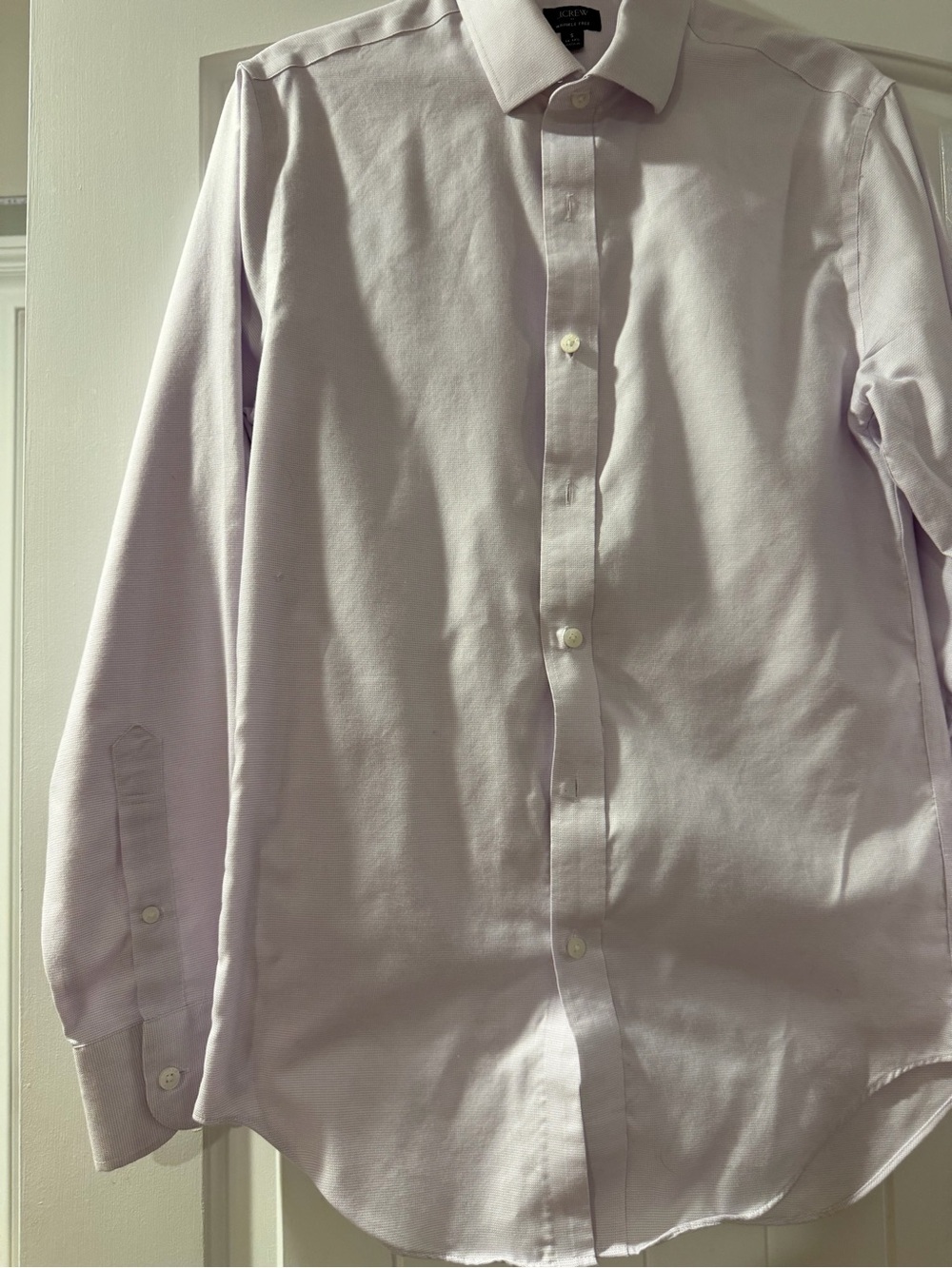 J. Crew Men's Light Lavender Button-Down Dress Shirt